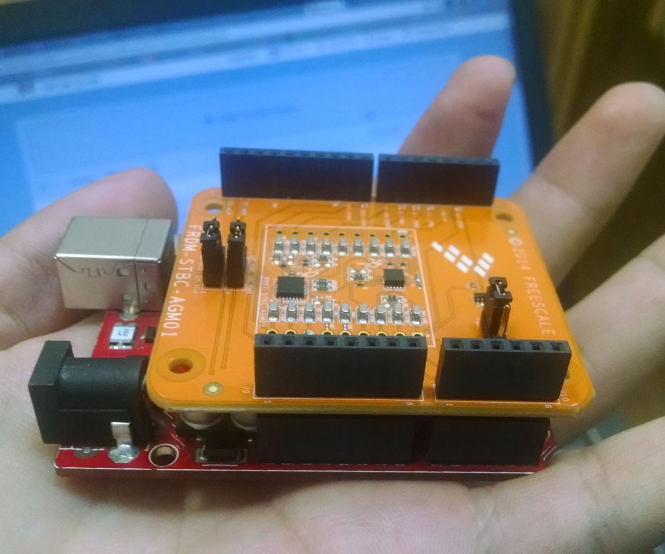 Usando Arduino Shield Freescale FRDM-STBC-AGM01