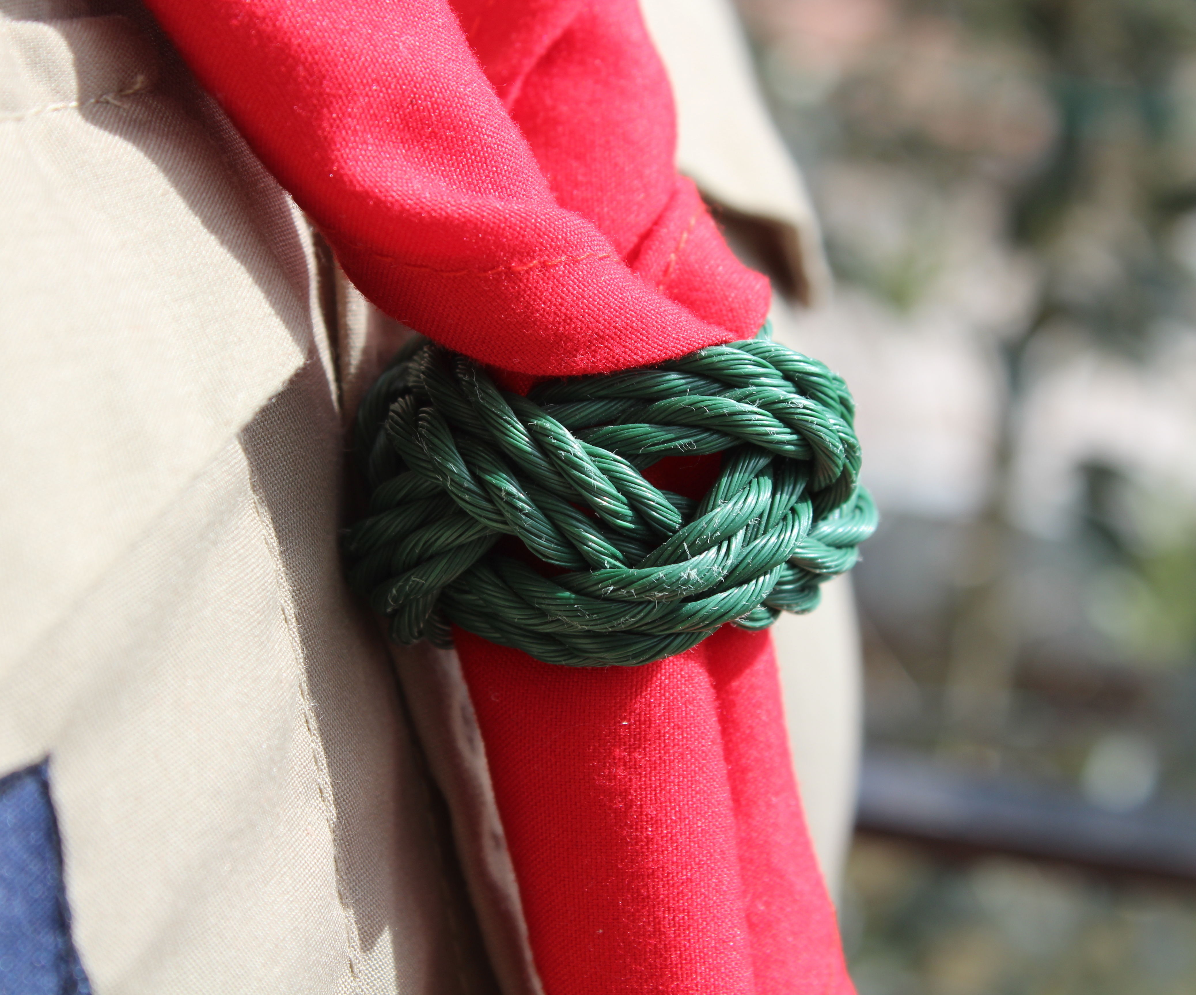 How to Make Scouts Woggle "Turk's Head Knot"