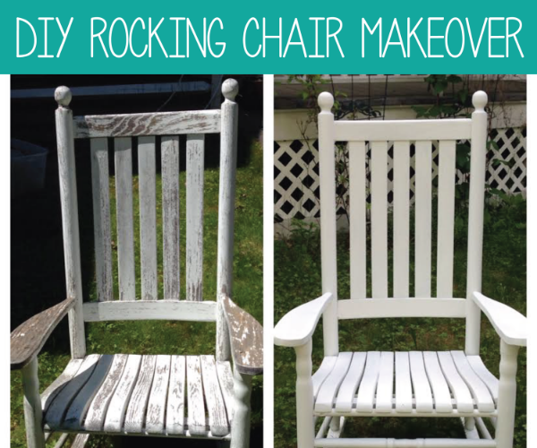 DIY Rocking Chair Makeover With Olympic Stain 