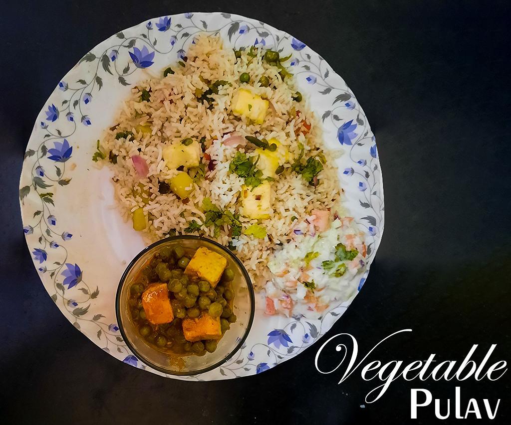 One Pot Vegetable Paneer Pulao