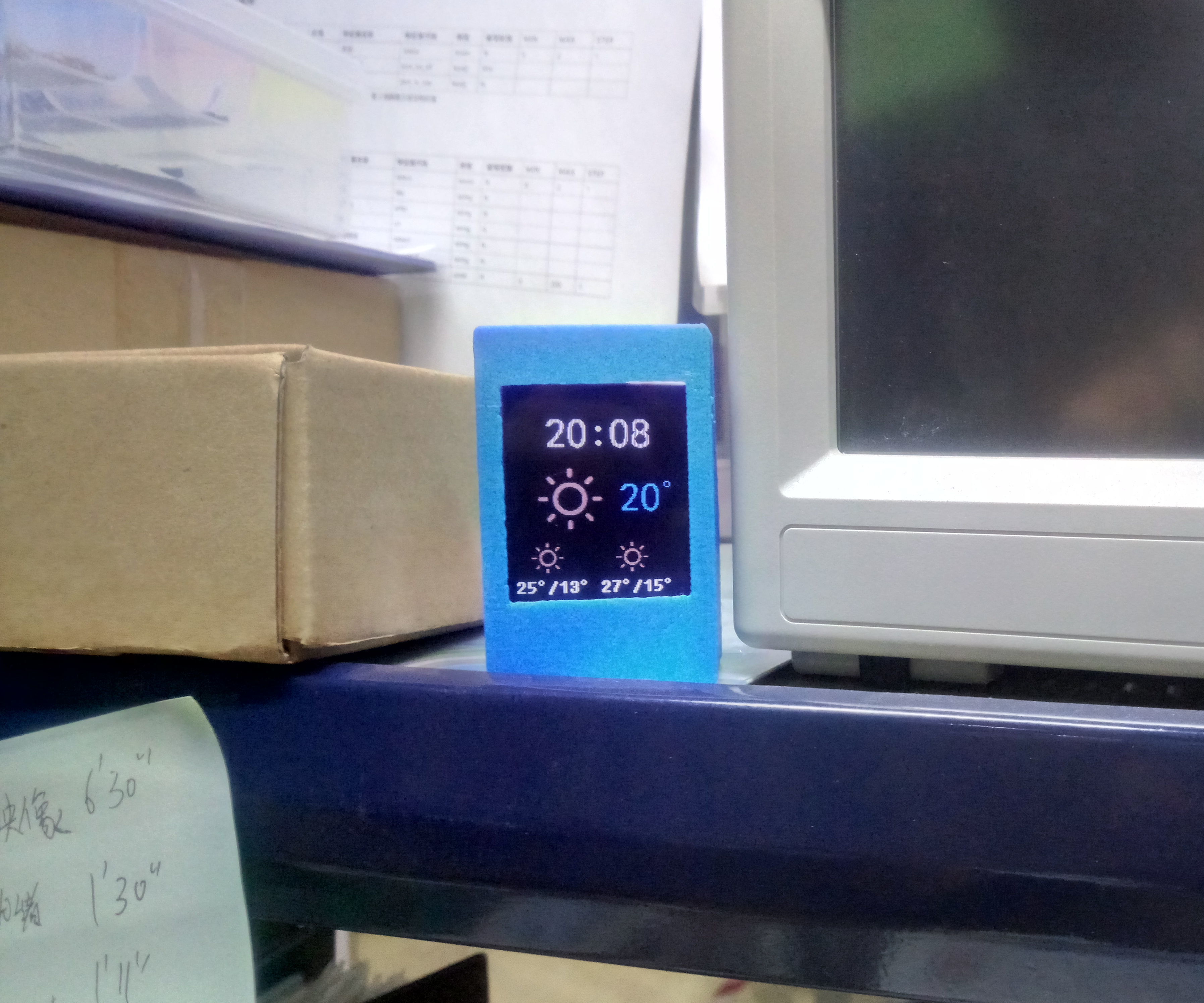 ESP8266 Weather Clock