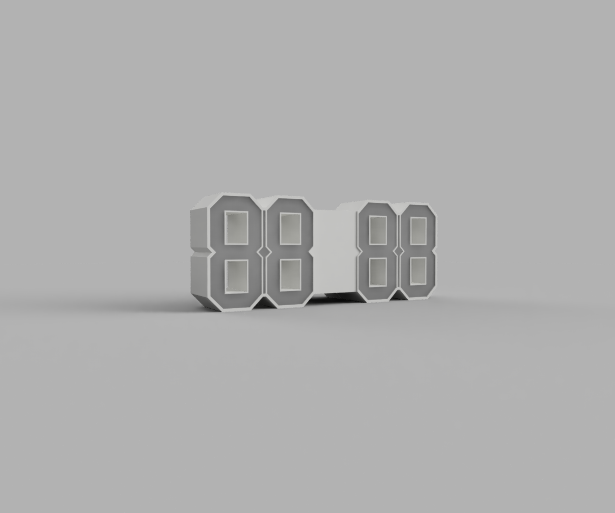 LED CLOCK in Fusion 360