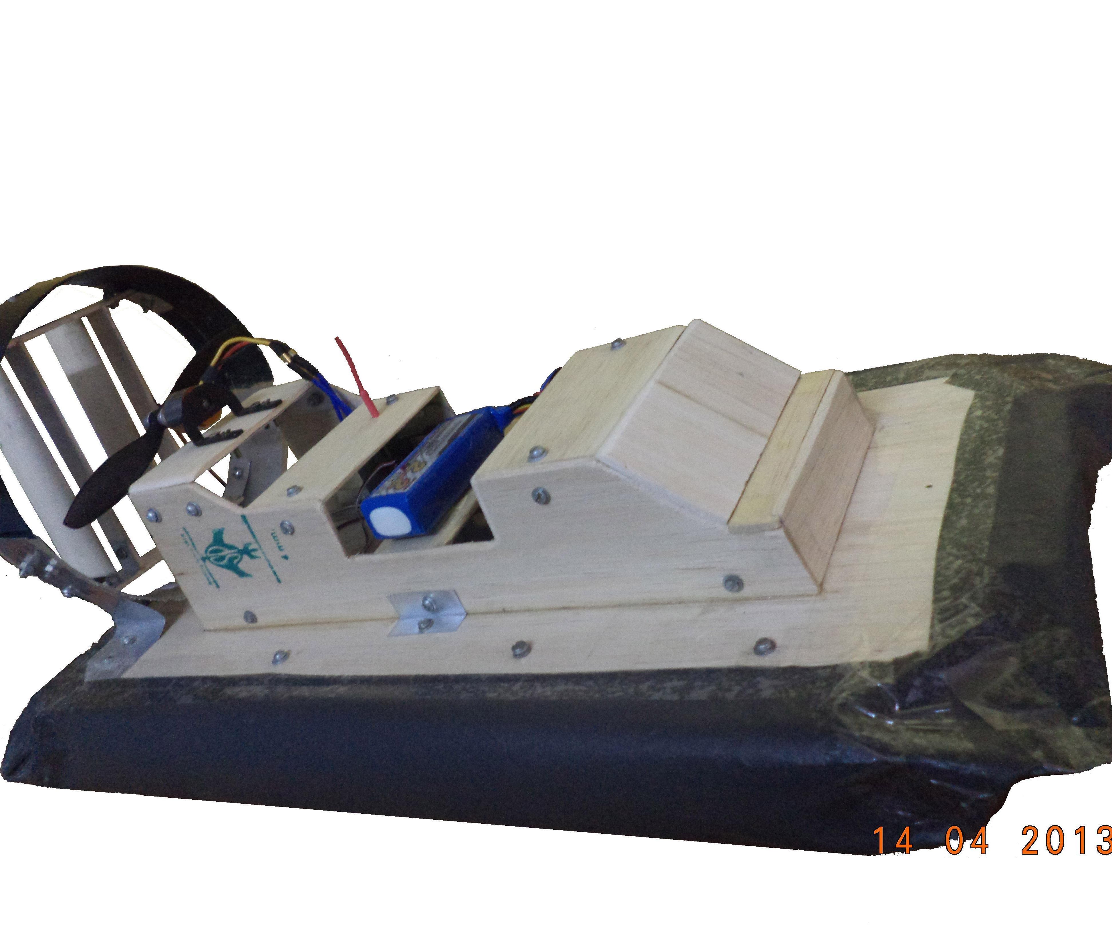 Powerful RC Hovercraft