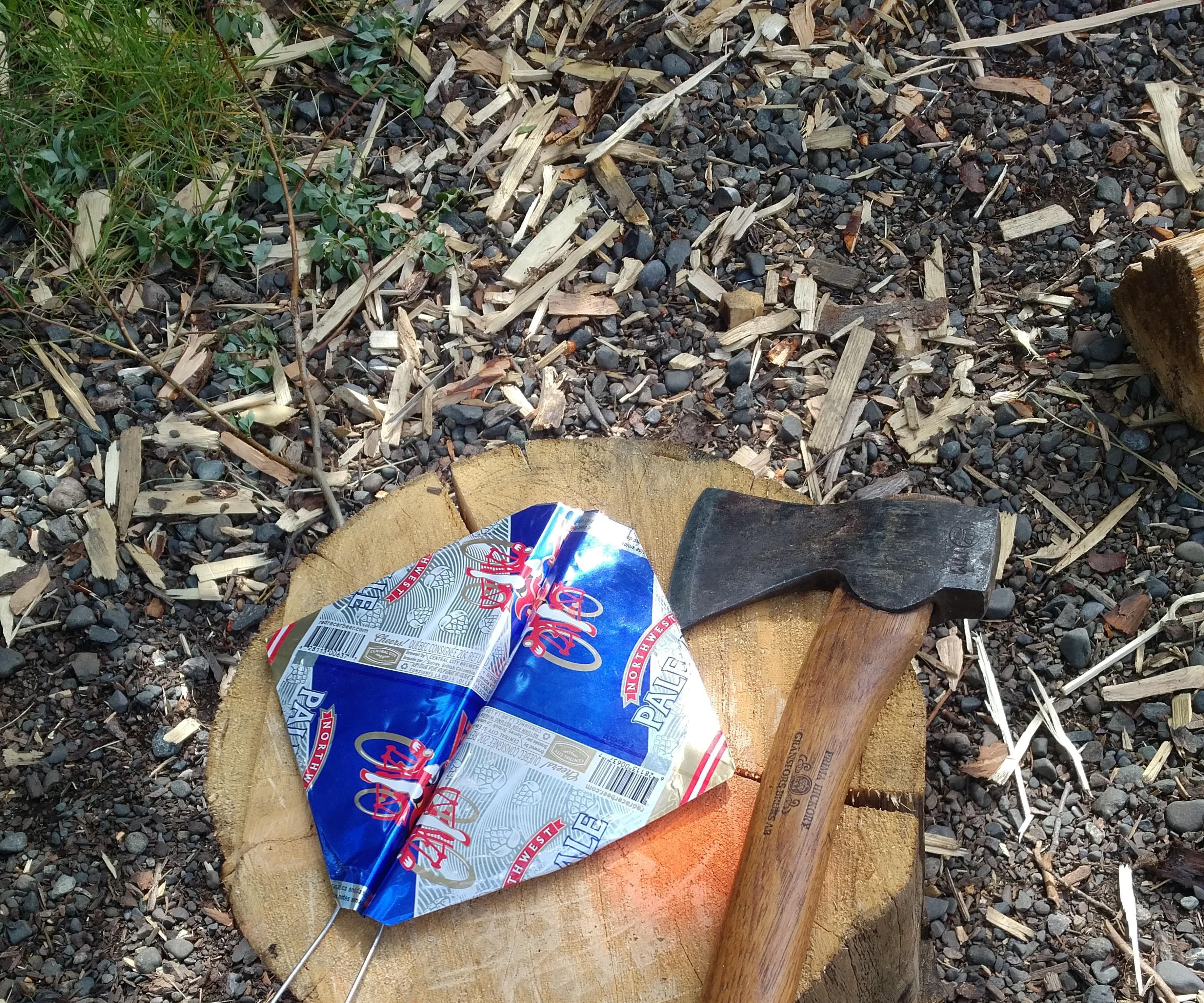 Beer Can Fire Fan