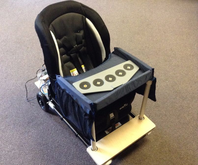 Powered mobility training device for toddlers