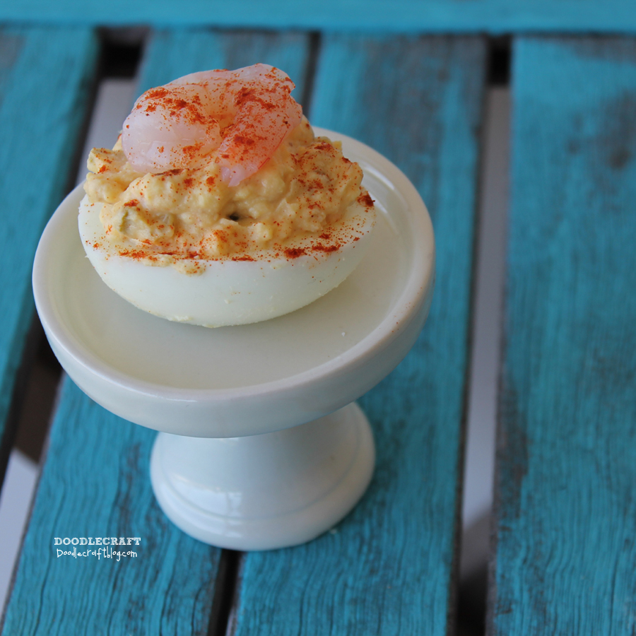 Shrimp Deviled Eggs!