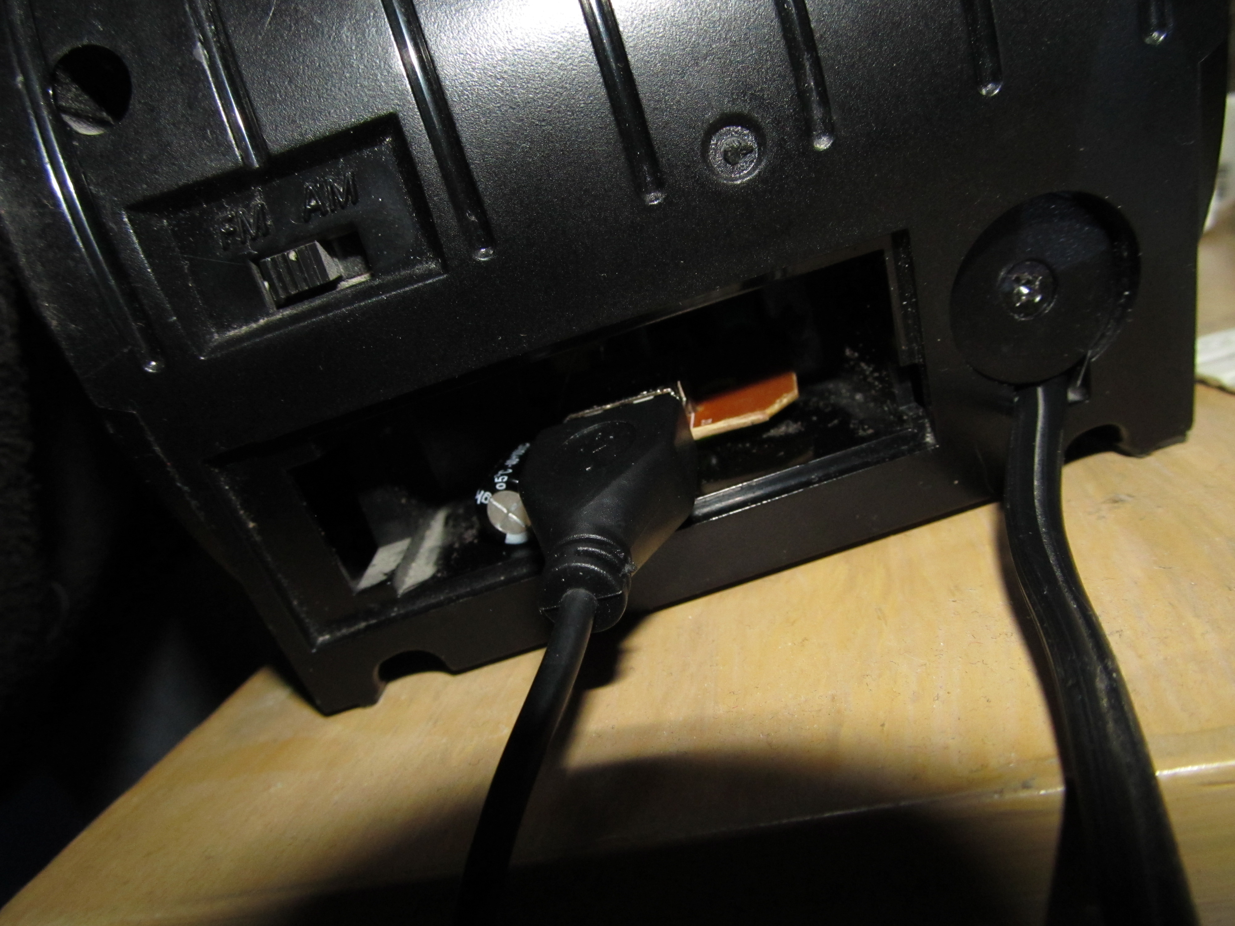 Add a USB port to your clock Radio