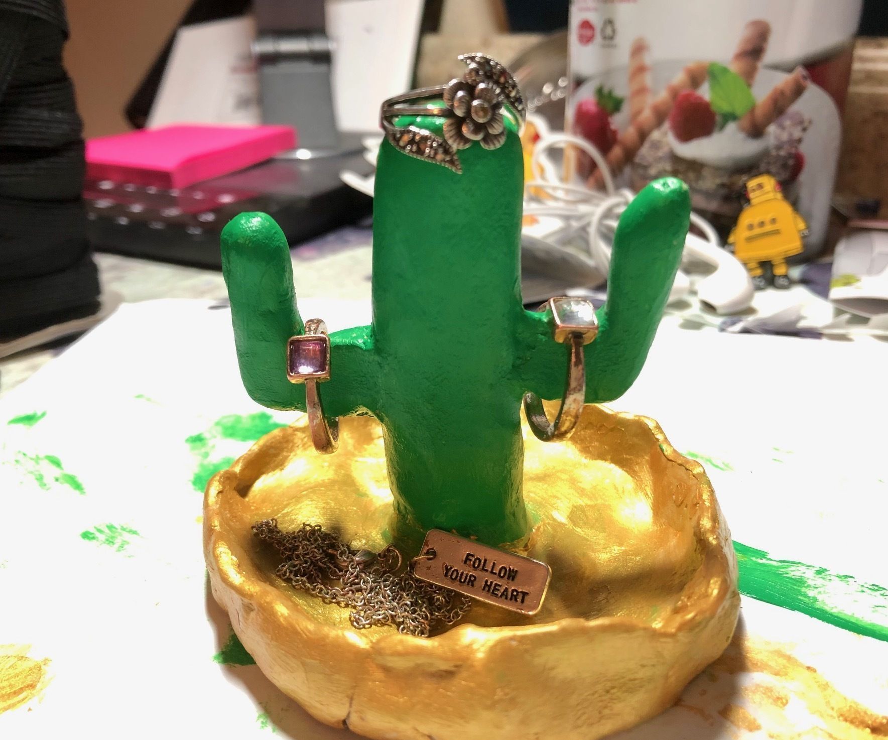 Cactus Ring Holder!