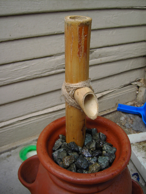 Solar Powered Fountain/herb Garden