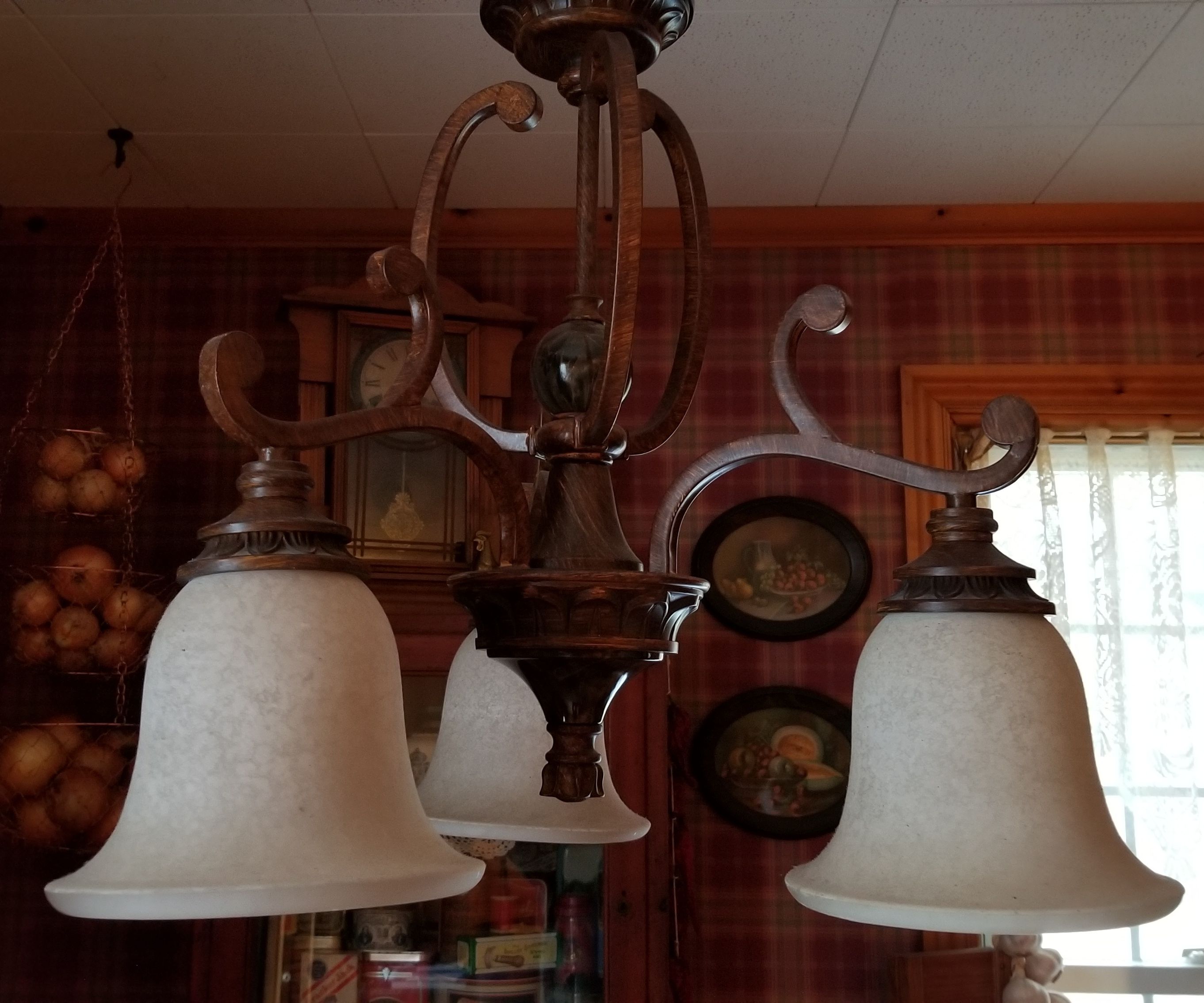 Chandelier Globe Makeover