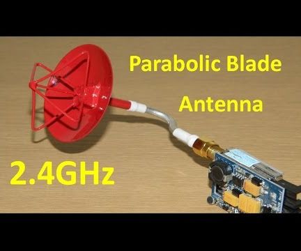 2 4GHz Parabolic Blade Antenna