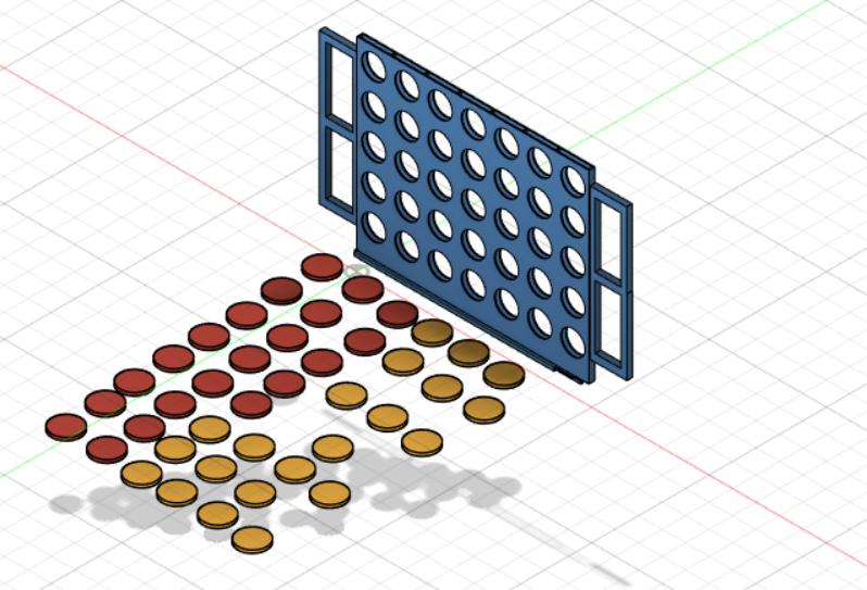 Connect 4 3D Design