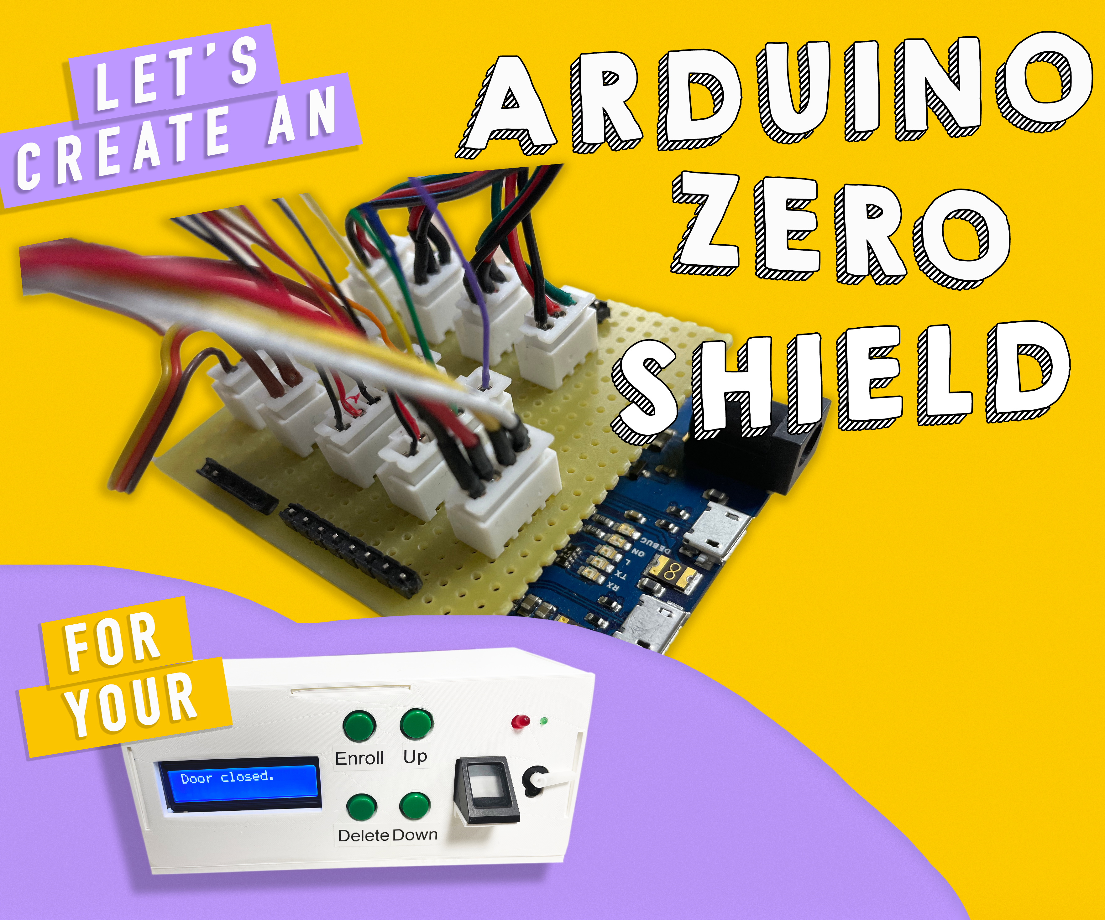 Arduino Zero Shield for Luos Biometric Security System