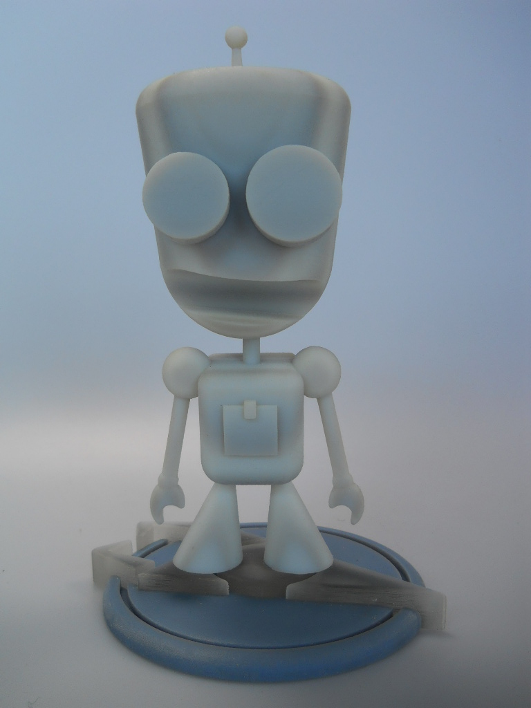 Make Gir (from "Invader Zim") Using 123D Design