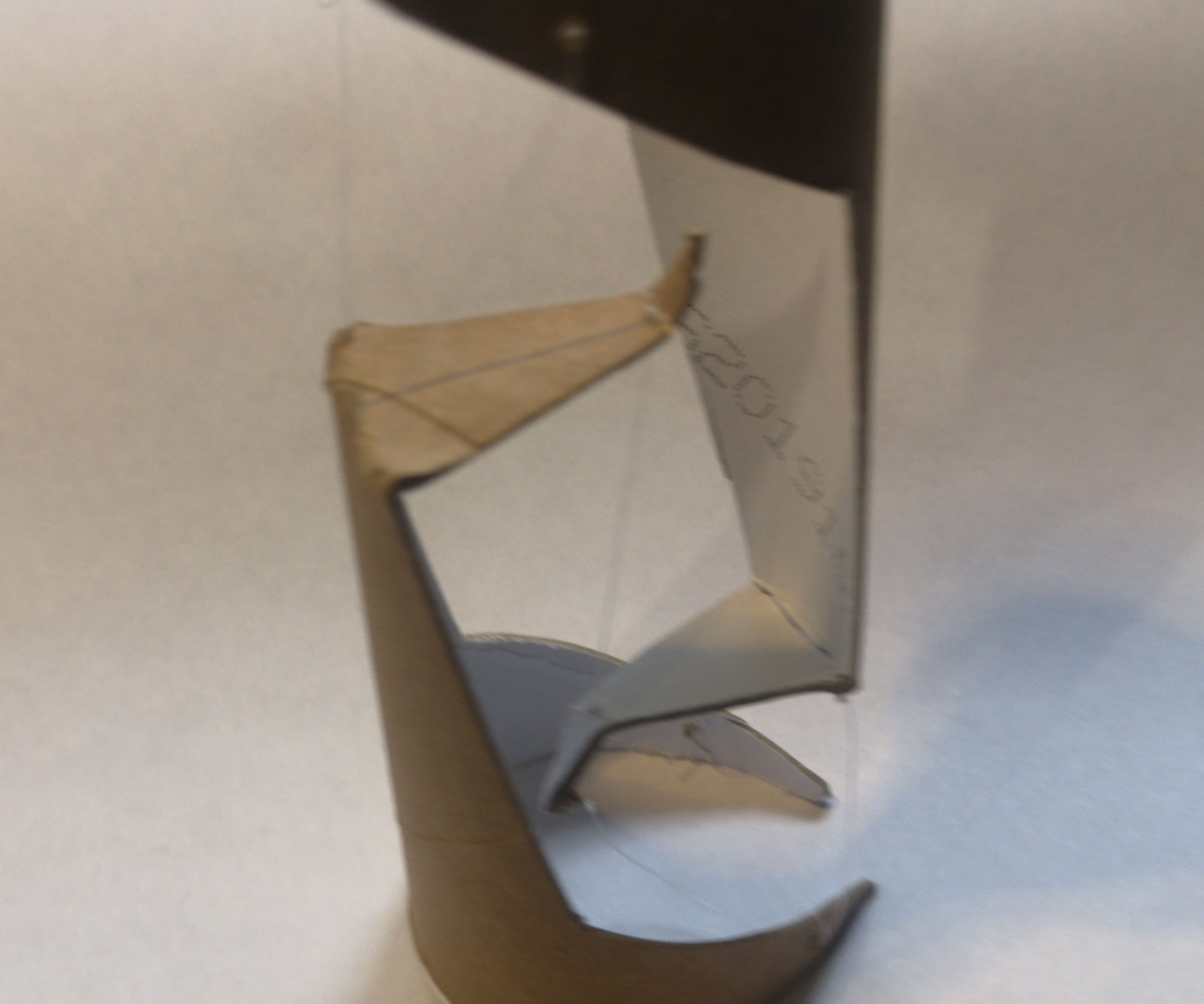Toilet Tube Tensegrity Toy