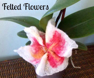 How to Felt Pretty Flowers