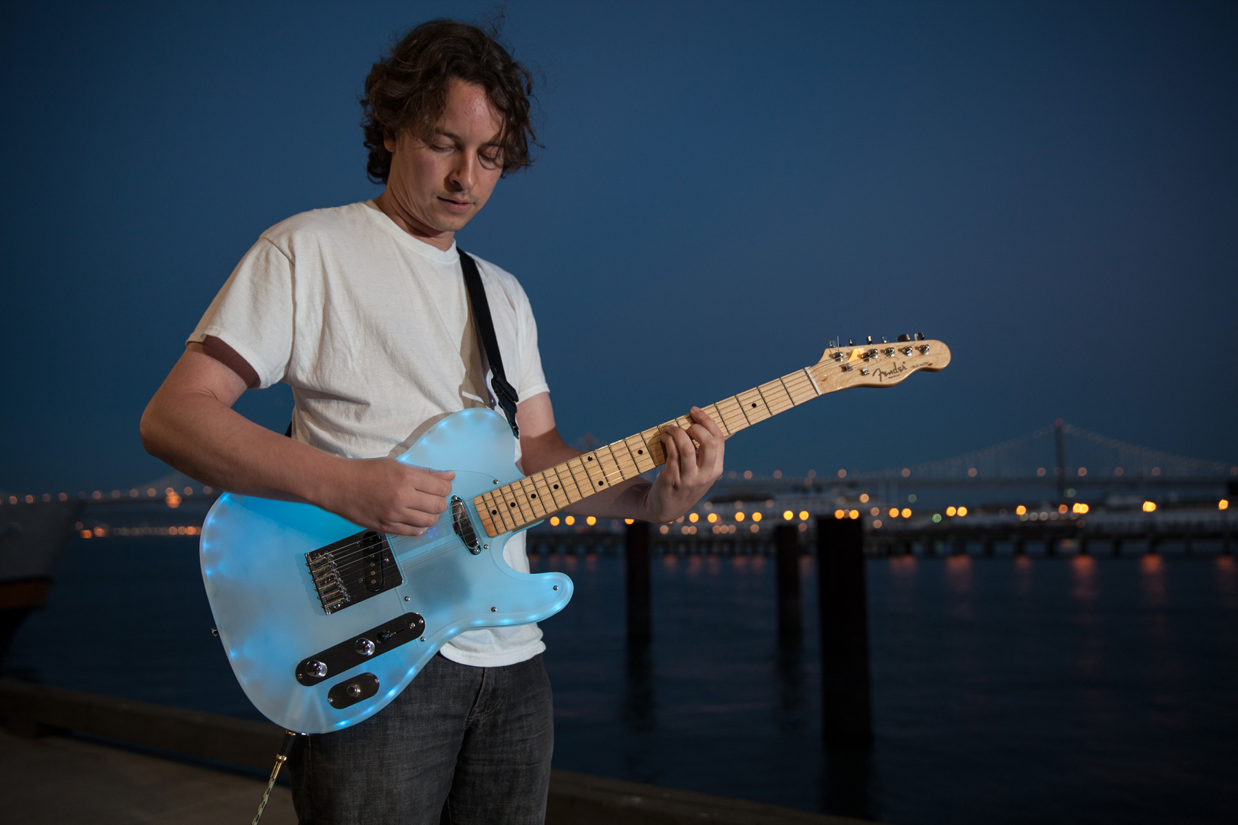 Glowing Color-Changing Guitar