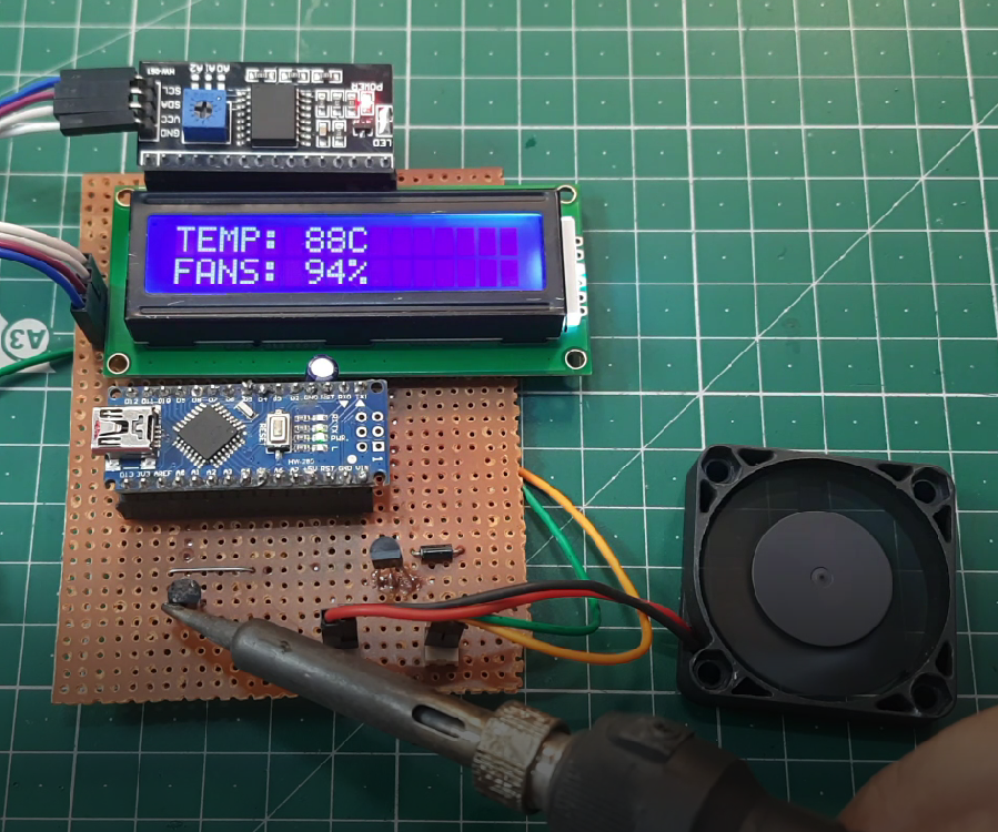 Arduino Based Temperature Controlled Fan