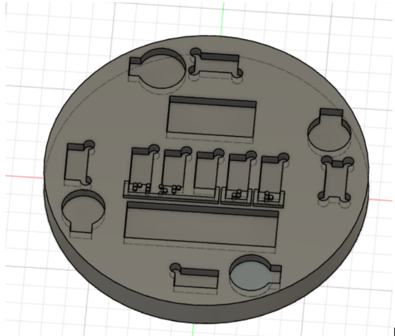 3D Printed Tactile Texas Hold 'Em Game Board and Pieces