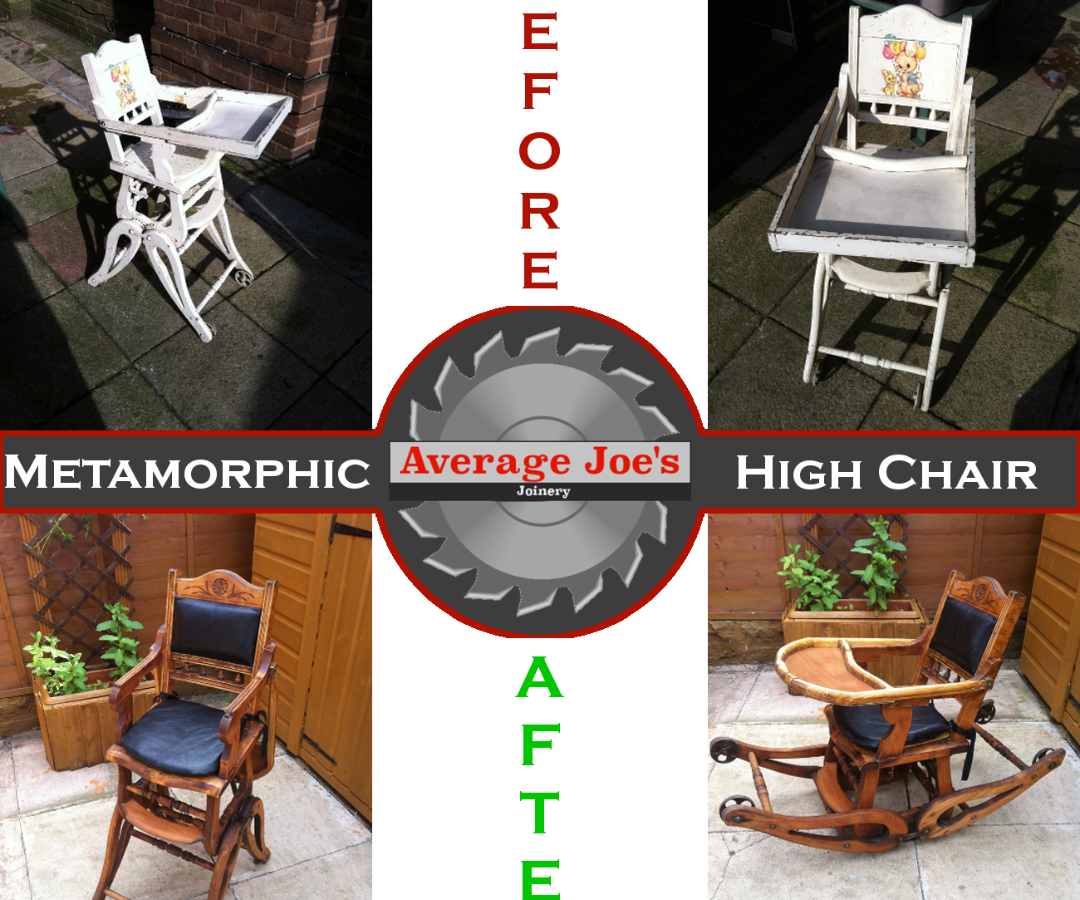 Restoring A Childs Metamorphic High Chair
