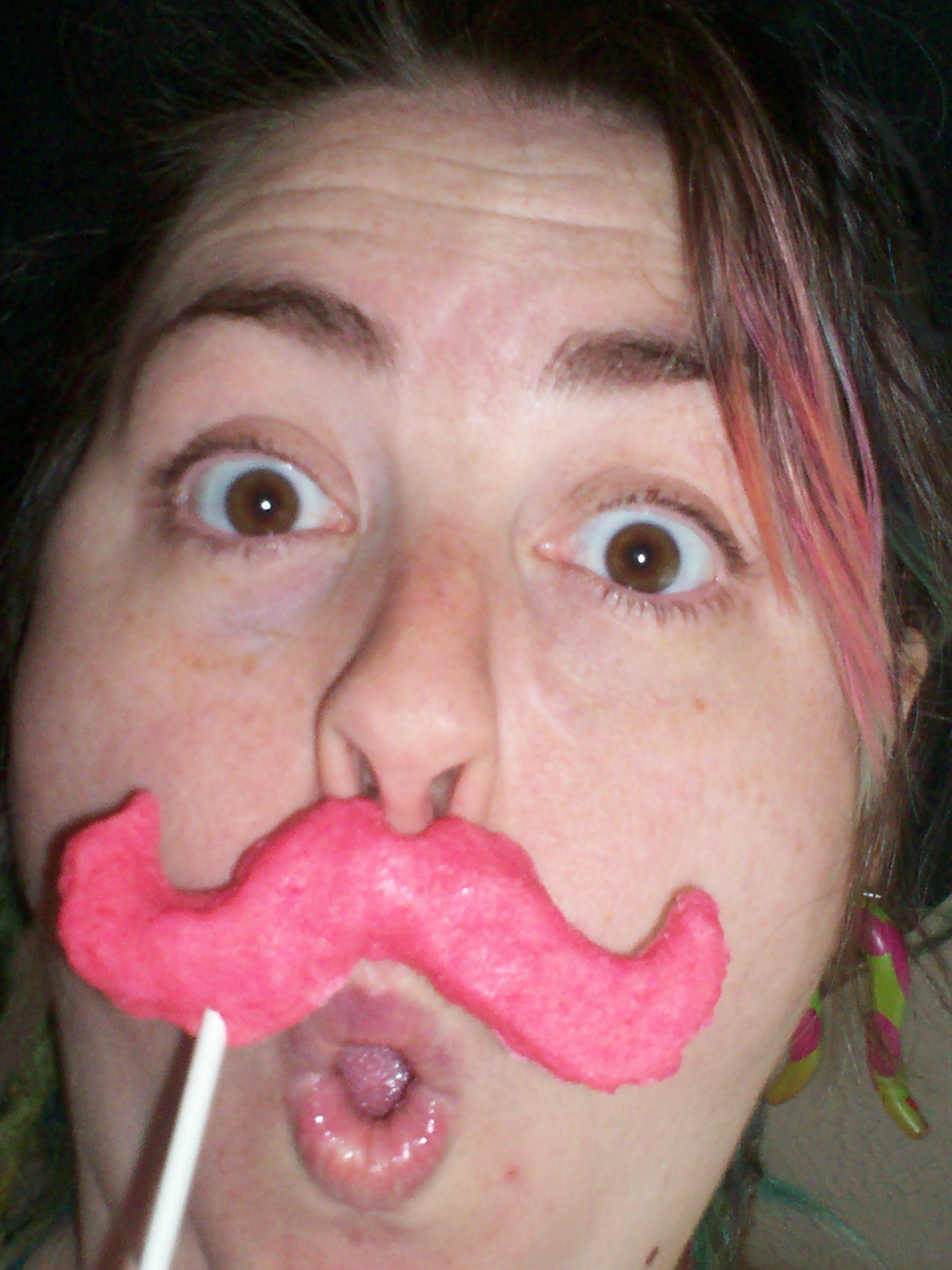 Edinburgh Rock Moustache Lollipops