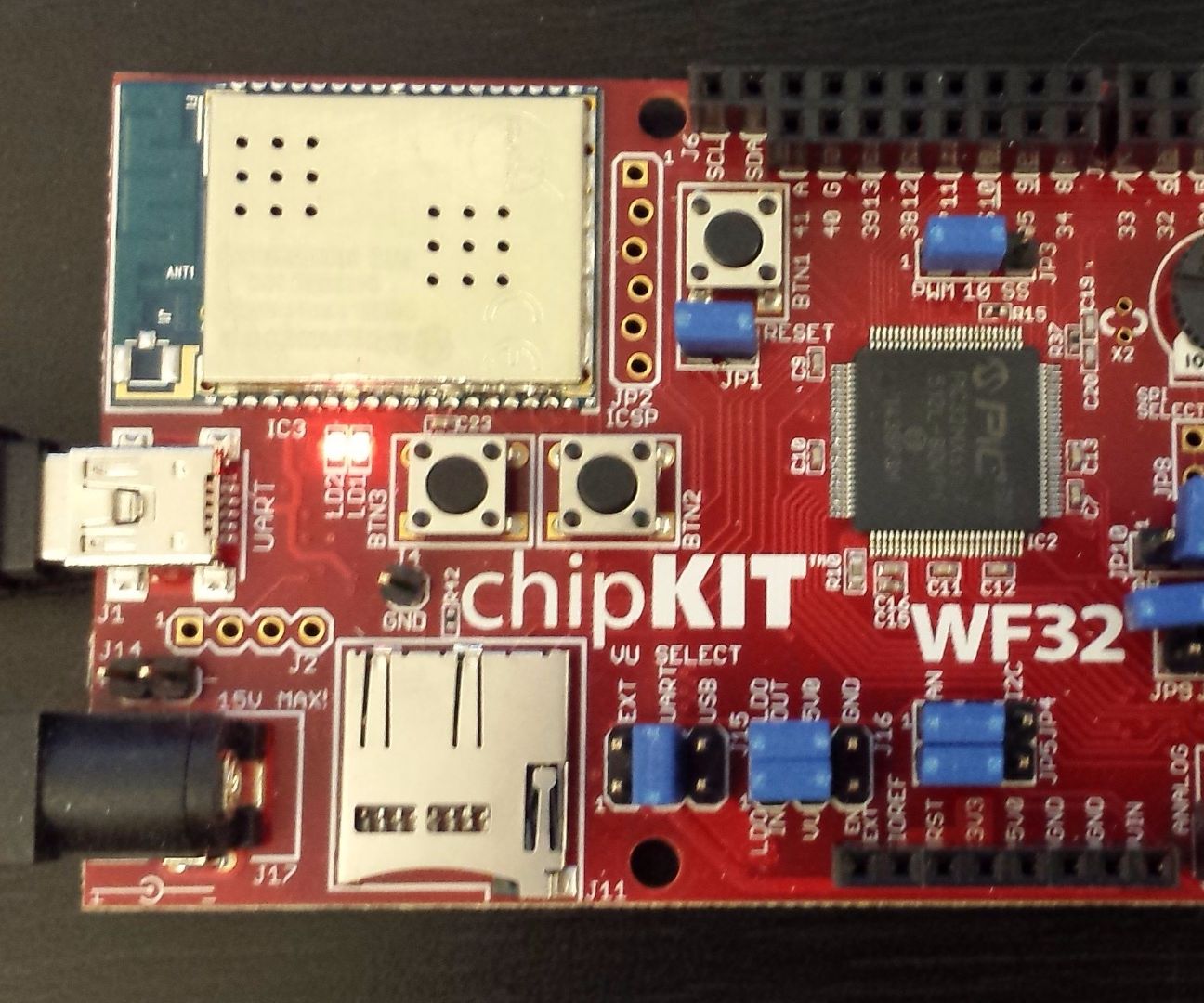 Display Weather and Location Using ChipKIT WF32 and LabVIEW