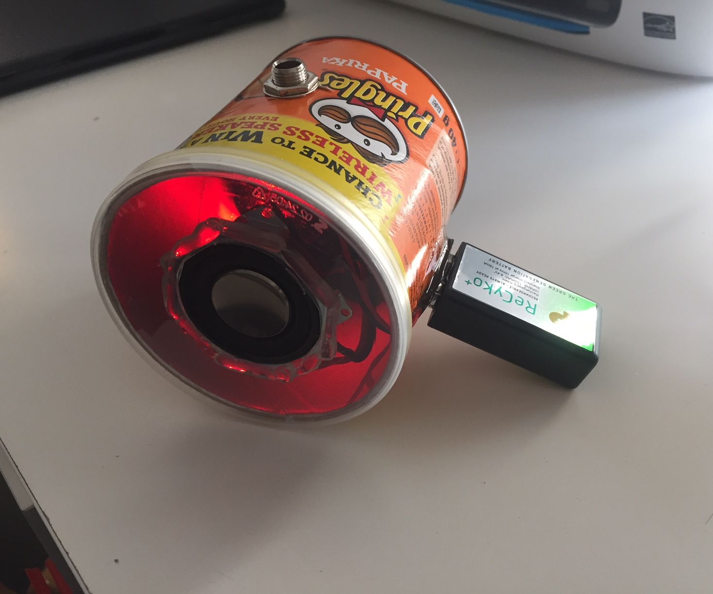 Pringles Can Guitar Amp