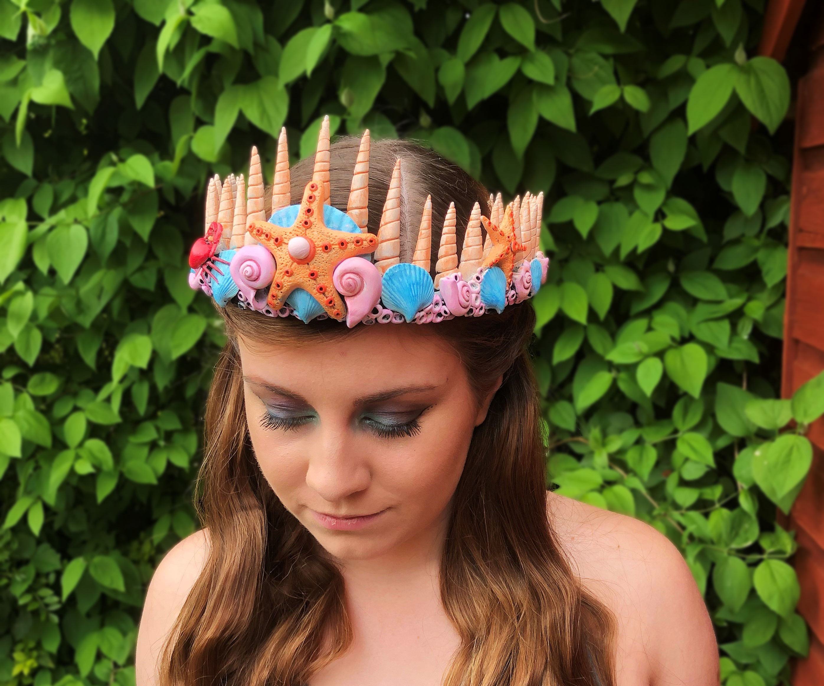 How to Sculpt a Coral Reef Mermaid Crown 