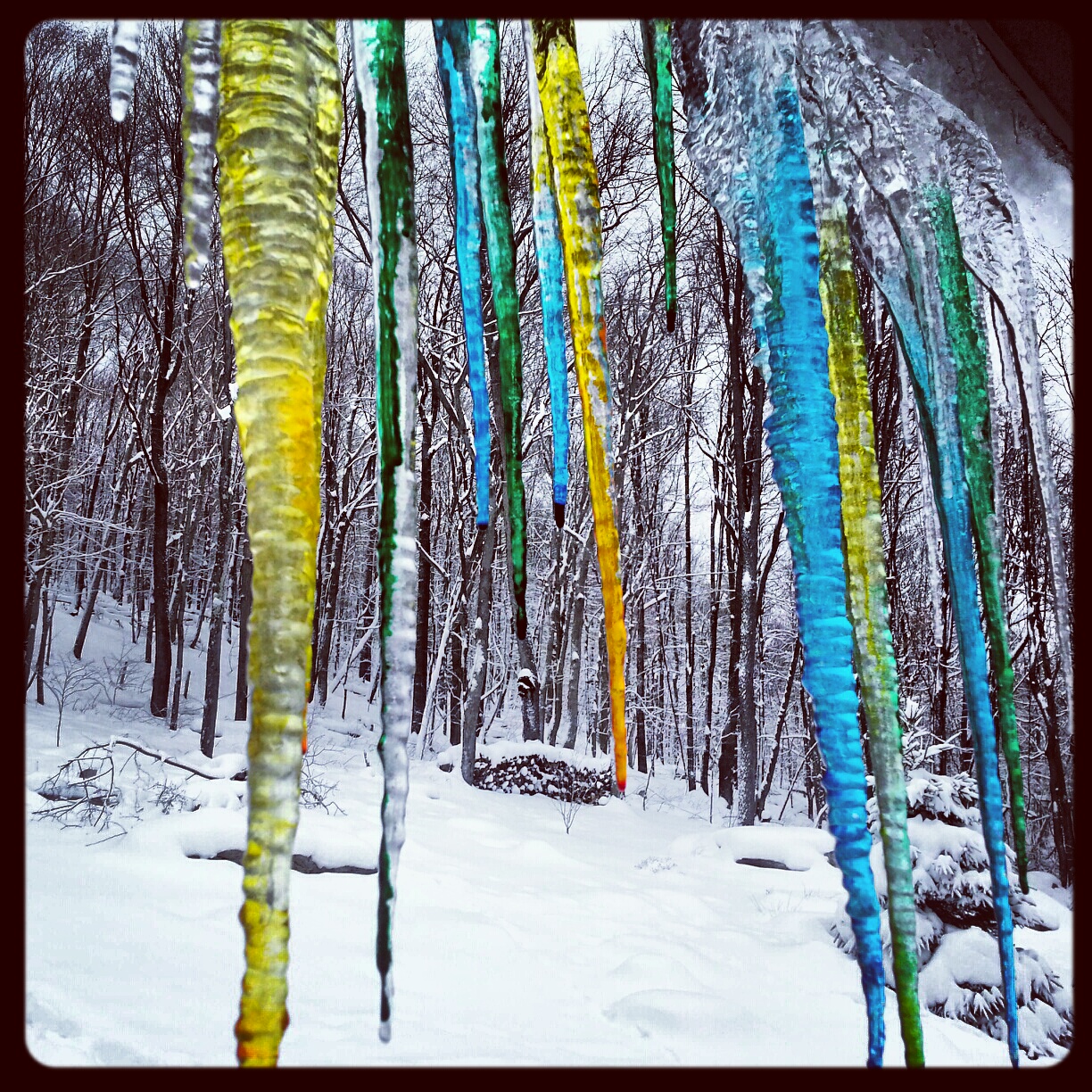 Colored Icicles