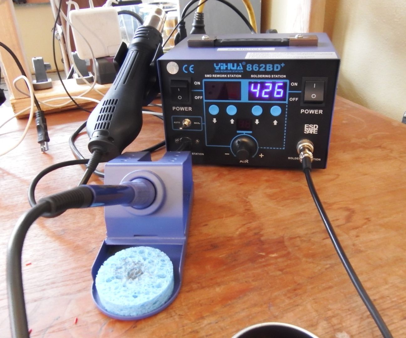 Lead-Free Soldering with a  2 in 1 Hot Air Iron Solder Station