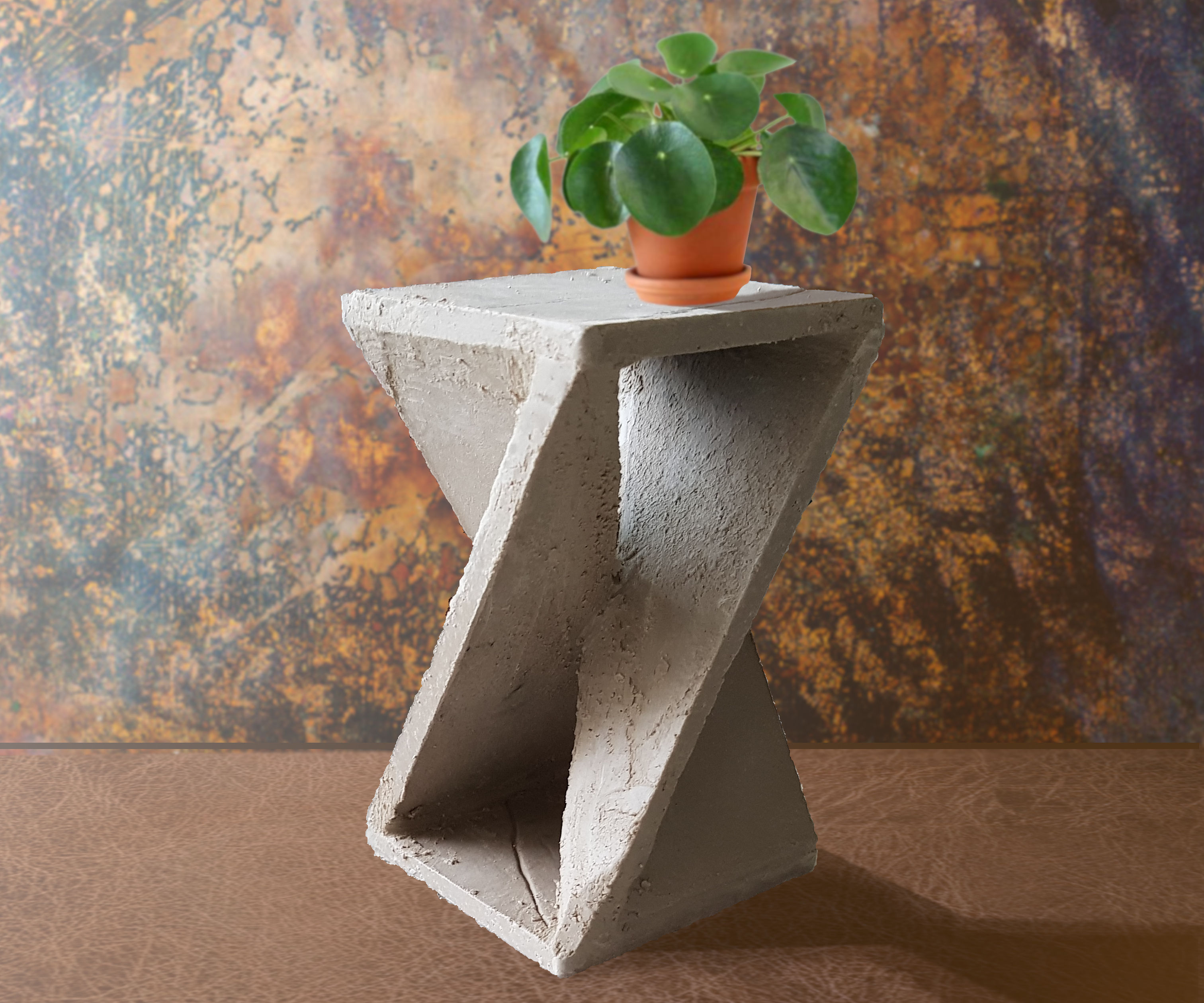 Geometric Side Table/stool