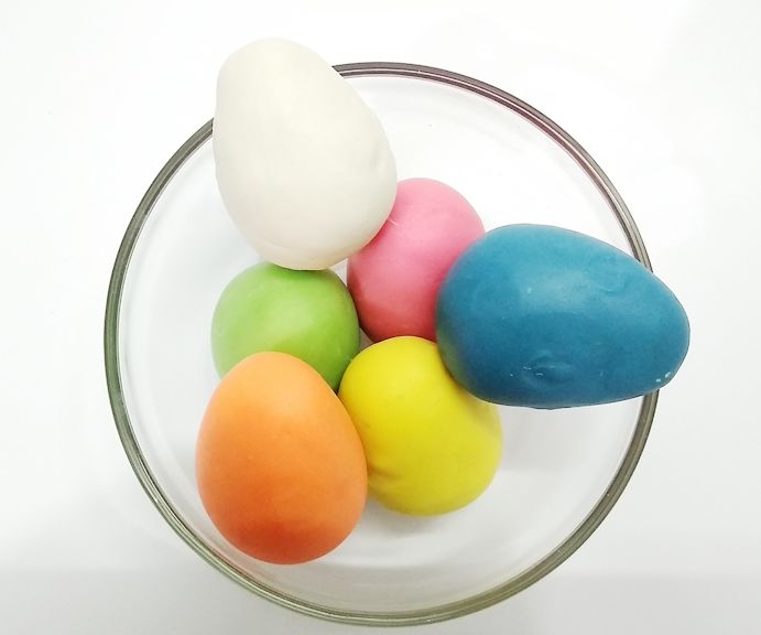 Play Doh Easter Eggs