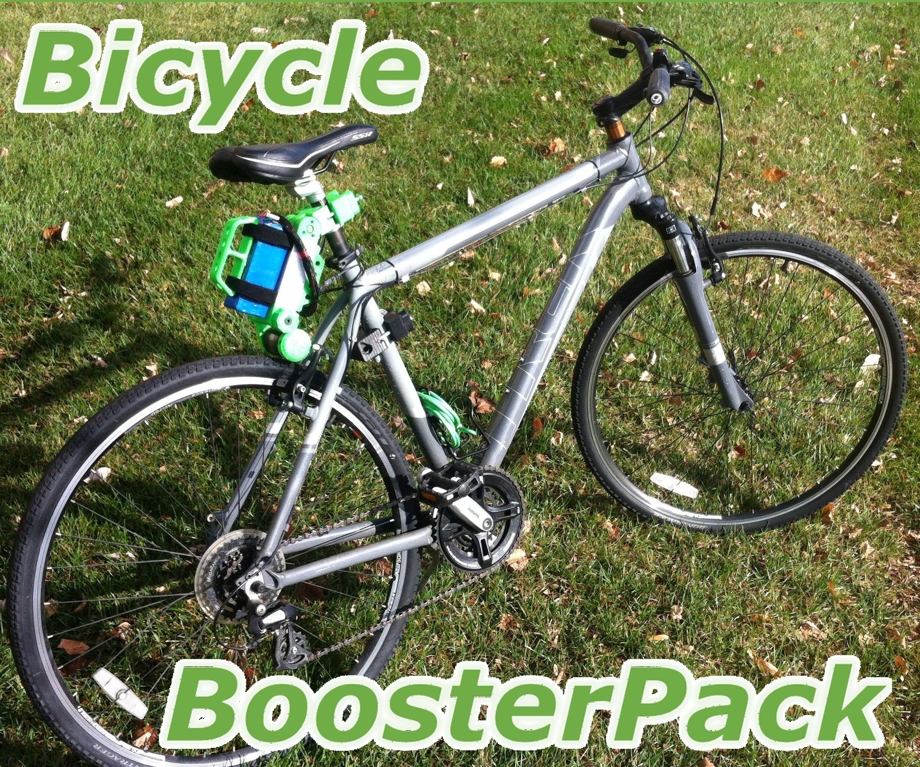 Bicycle BoosterPack: a 3D Printed Portable Electric Assist