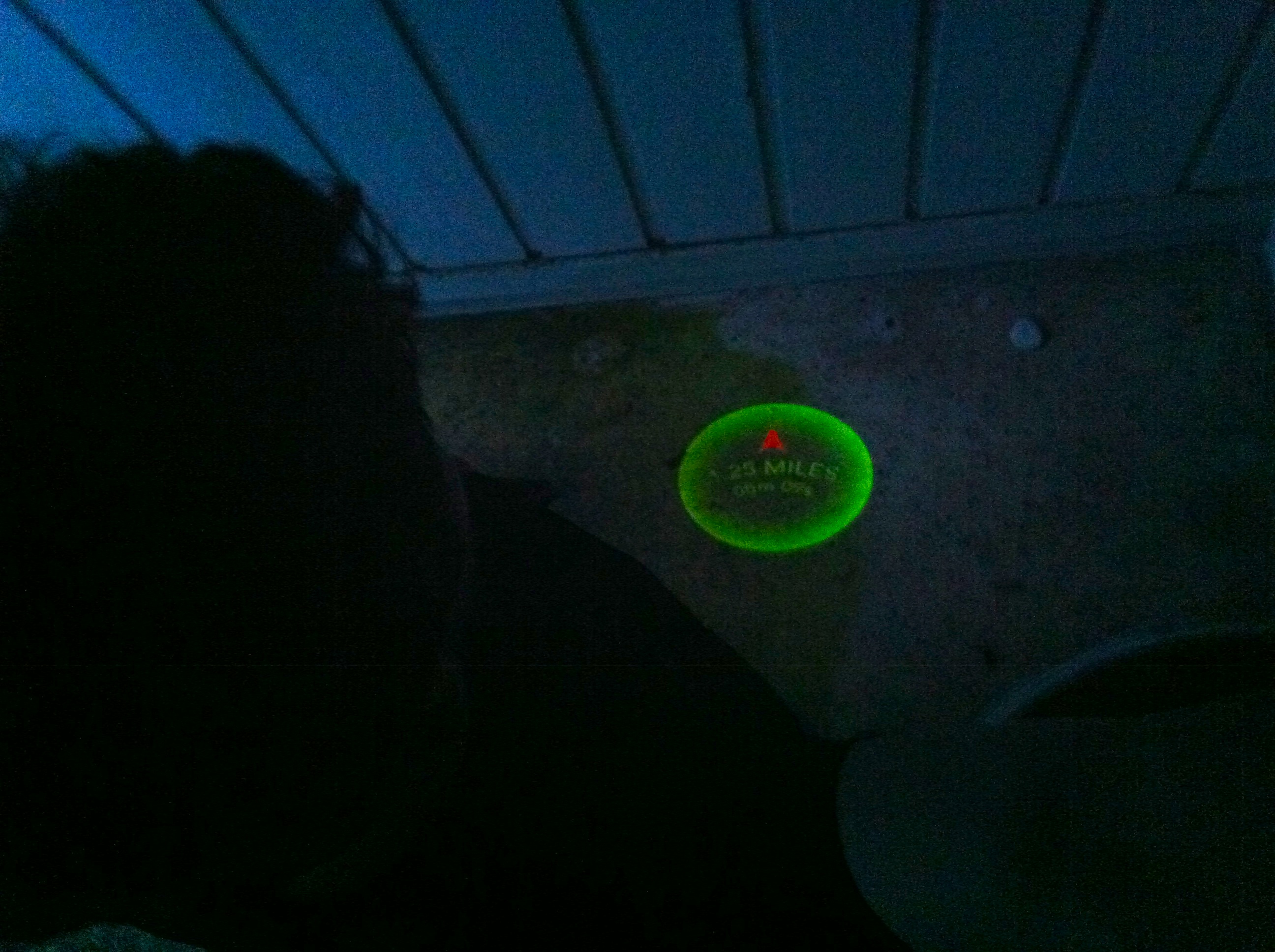 Ground Projected Information Display (for night jogging)
