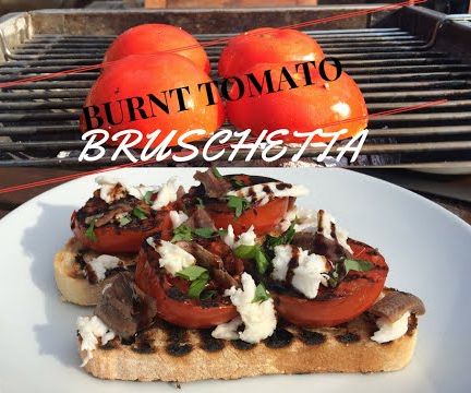 Burnt Tomato Bruschetta