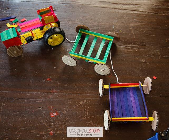 DIY Electric Popsicle Train