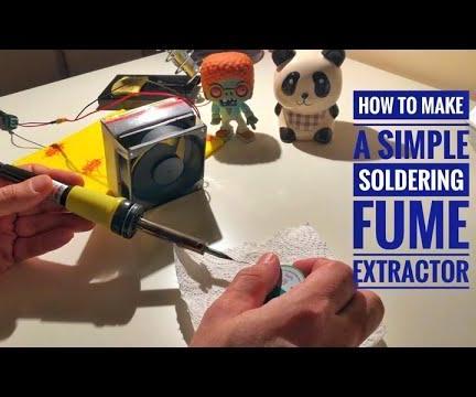 Simple Soldering Fume Extractor