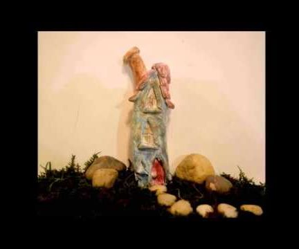 DIY Tall Fairy House in Polymer Clay