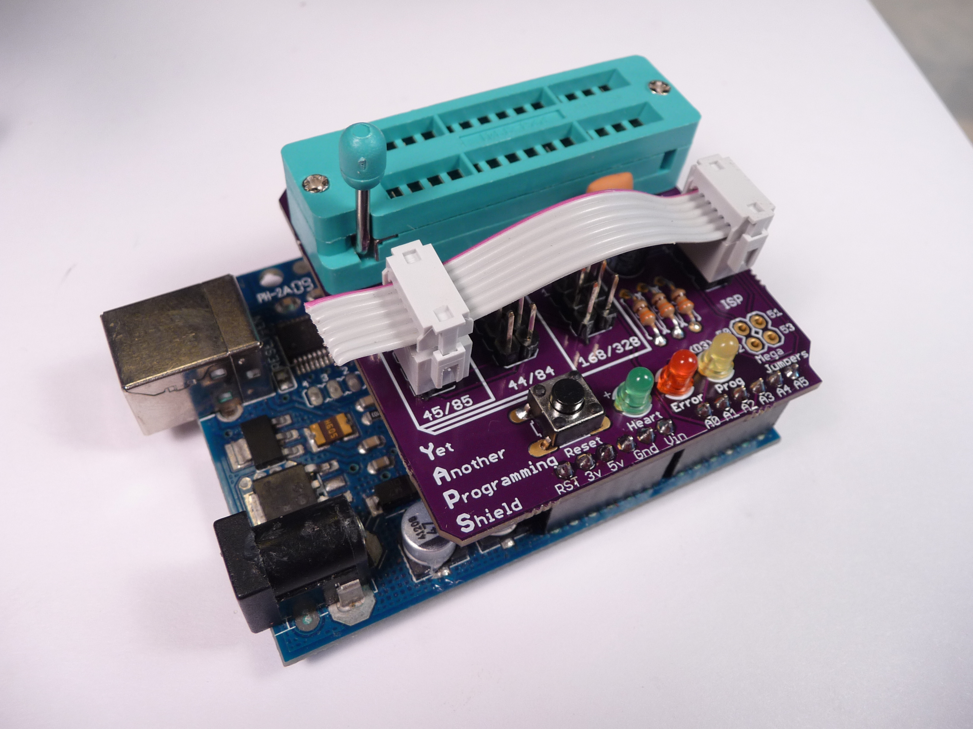AVR Progamming Shield for Arduino