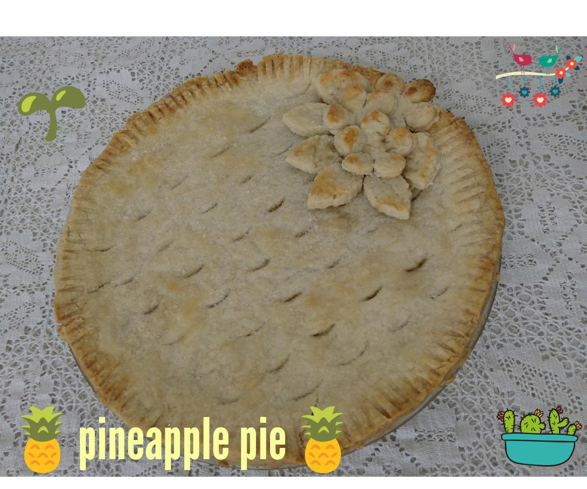 Vegan Pineapple Pie
