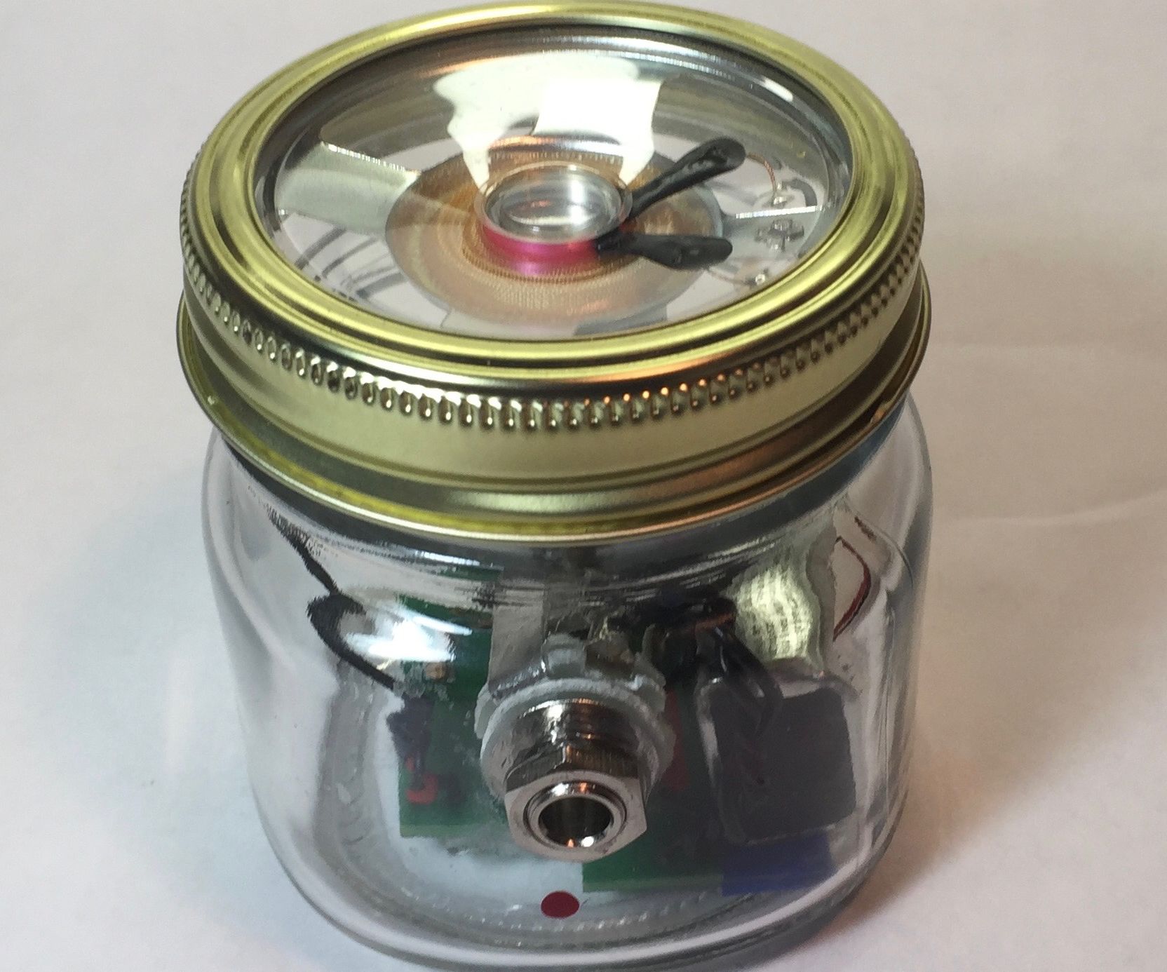 DIY Jelly Jar Guitar Amplifier : the North Georgia Jelly Amp