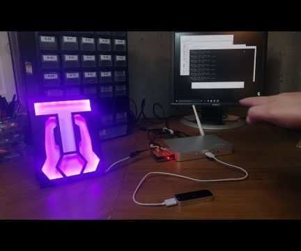 Control RGB LEDs with the wave of your hand.