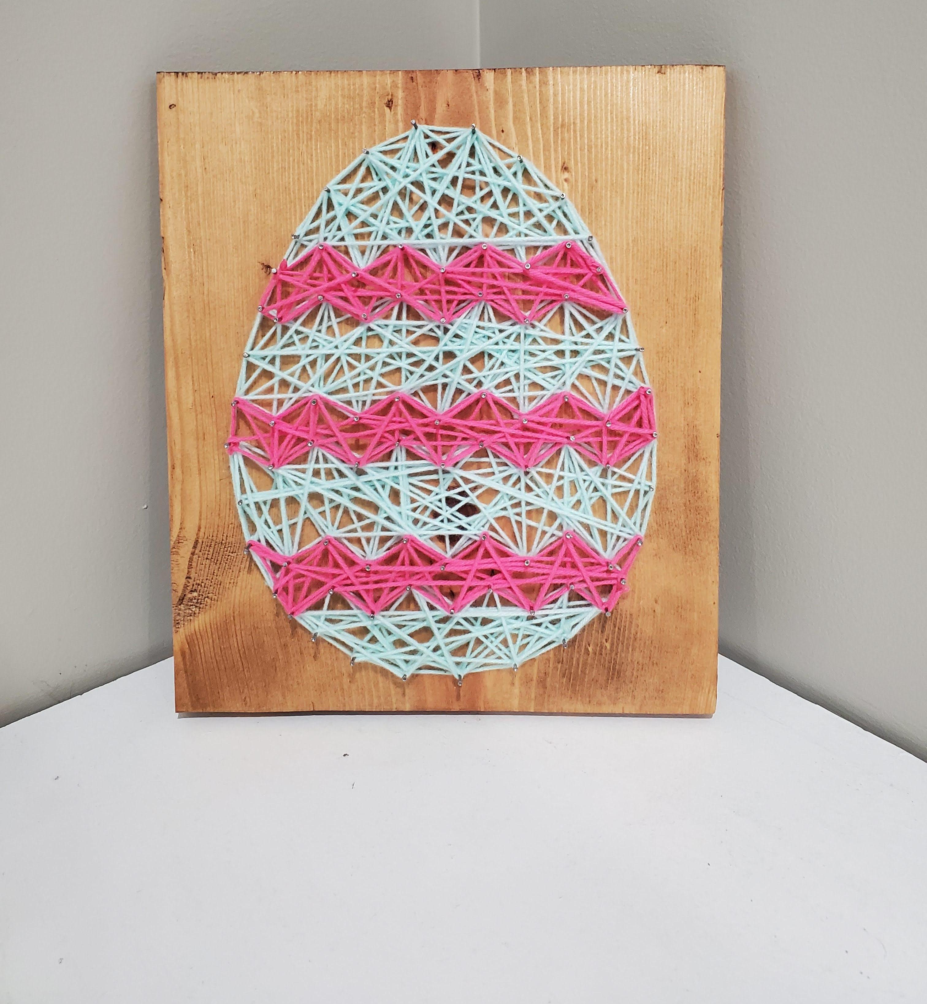 Yarn Easter Egg Sign