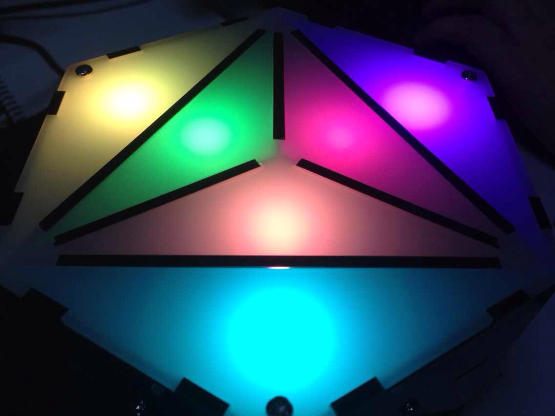 Glasso - a Gravity Sensing Hackable RGB Ornament