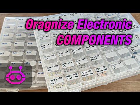 Cheap and Easy Organizing Hacks for Small Components