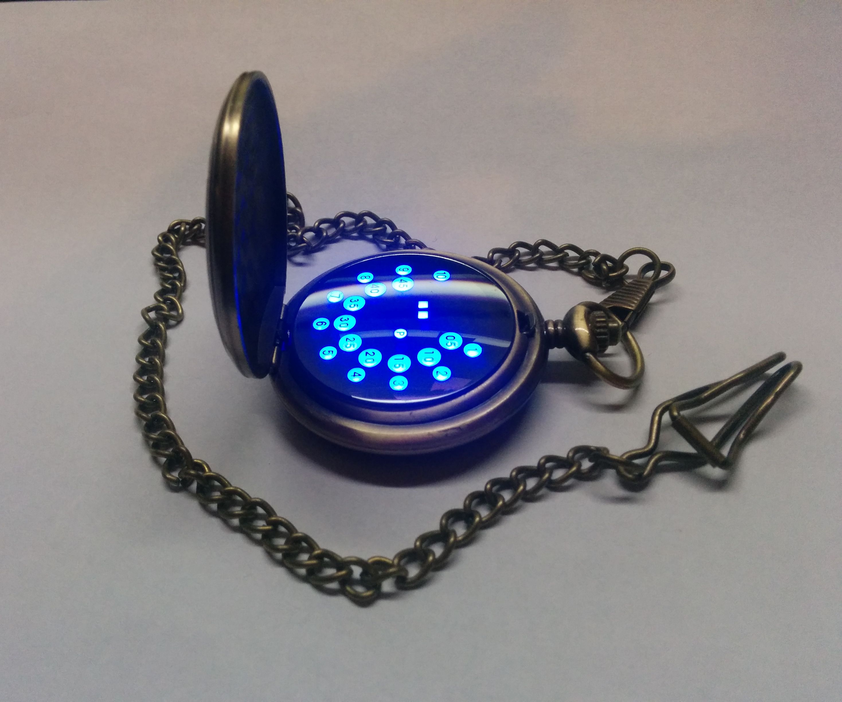DIY LED Pocket Watch