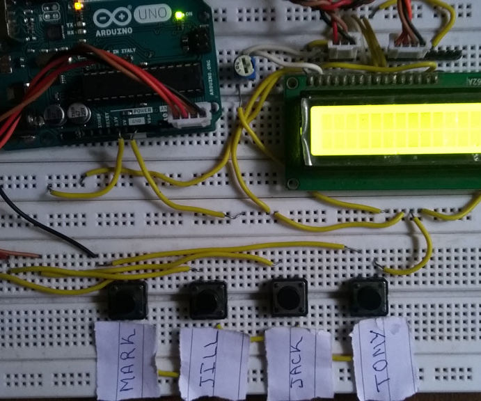 Arduino Voting Machine