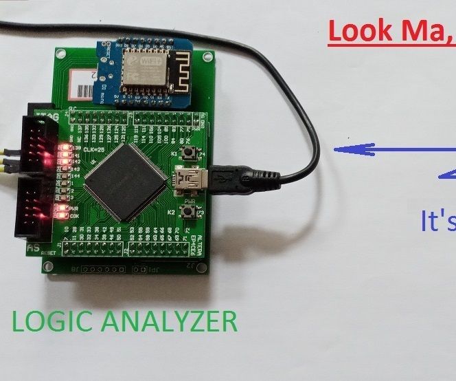 Logic Analyzer With Android User Interface