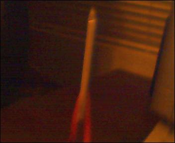 paper and straw rocket