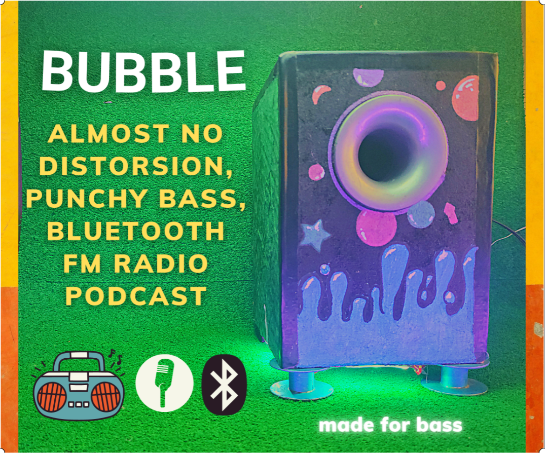 Meet Bubble an Amazing Bluetooth Bass Woofer